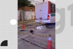 Colisão entre moto e ônibus deixa jovem de 26 anos morto na Avenida Sul, no Recife