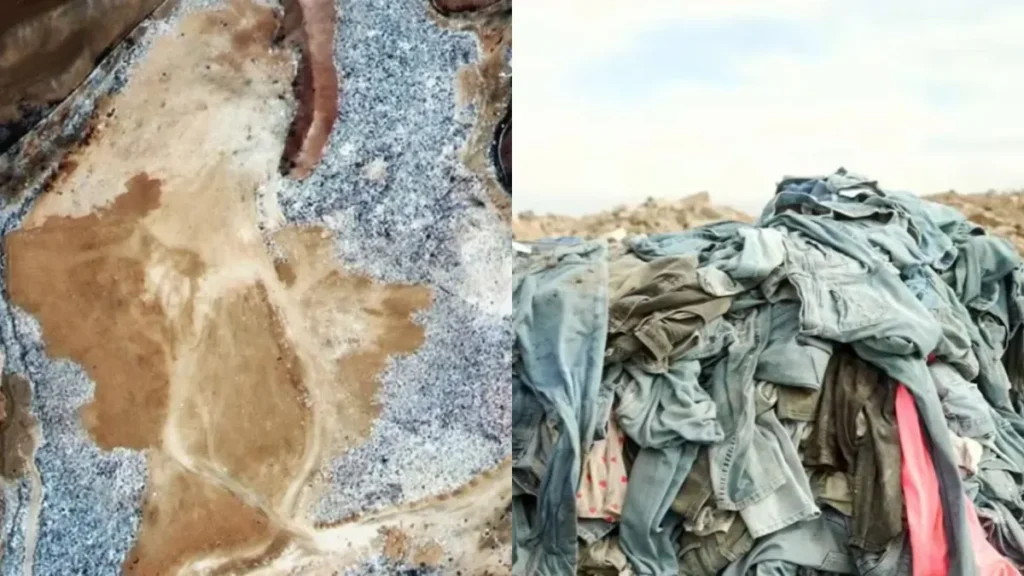 Descarte de 60 mil toneladas de roupas no Atacama cria montanha visível do espaço