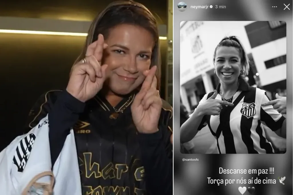 Neymar lamenta falecimento de Naty Potira, influenciadora que travou ao conhecê-lo