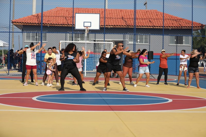 Nova praça em São João da Barra impulsiona lazer e esportes no bairro Telê Santana