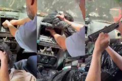 Arsenal de guerra é descoberto em fundo falso de veículo apreendido no Ceará