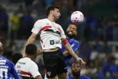 Calleri admite desempenho abaixo do esperado em derrota do São Paulo para o Cruzeiro