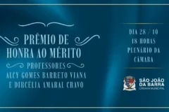 Câmara municipal de São João da Barra entrega Prêmio de Honra ao Mérito a educadores