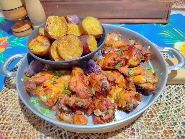 Coxinha da asa ao forno com batata-doce combina praticidade e tempero caseiro