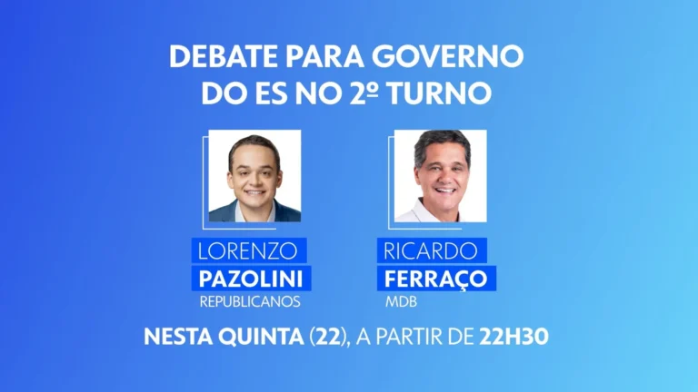 Debate decisivo na TV Gazeta reúne Pazolini e Ferraço na reta final