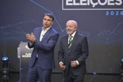 Debate presidencial coloca Lula e Flávio em confronto direto na Band