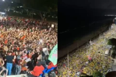 Eleições 2026: recife registra manifestações de apoiadores de lula e flávio bolsonaro