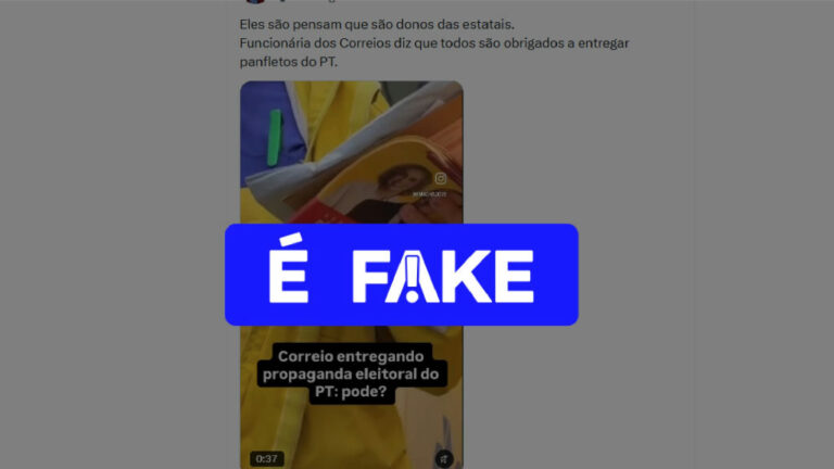 Entenda por que a distribuição de panfletos eleitorais pelos Correios é legal