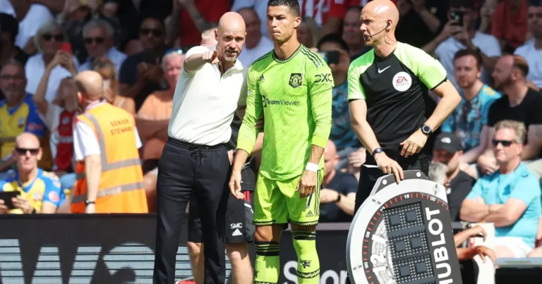 Erik ten Hag relembra conflitos com Cristiano Ronaldo no Manchester United