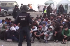 Espanha desocupa acampamento de imigrantes em Ceuta antes de visita real