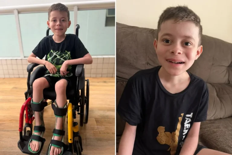Menino com doença degenerativa busca cadeira adaptada para ter autonomia