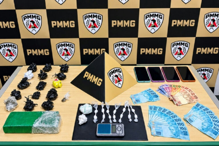 Operação policial desarticula esquema de tráfico de drogas em Três Marias