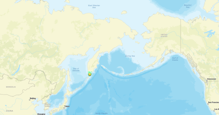 Península de Kamchatka, na Rússia, registra forte terremoto de magnitude 6,9