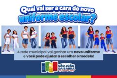 Prefeitura de São João da Barra abre votação popular para definir novo uniforme escolar