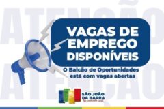 São João da Barra abre 420 vagas de emprego para moradores e região