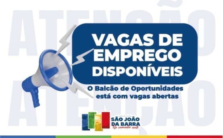São João da Barra abre 420 vagas de emprego para moradores e região