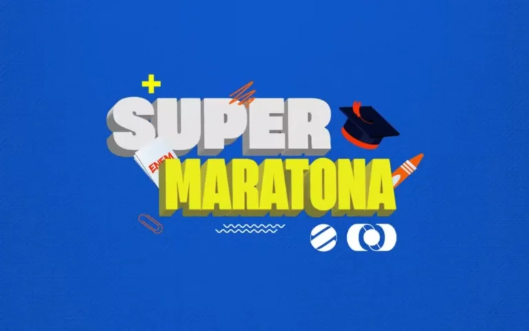 Supermaratona para o Enem 2026 conta com transmissões AO VIVO