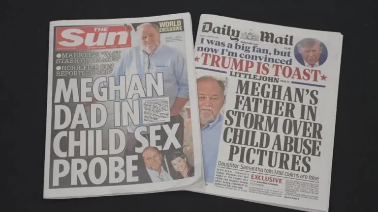 Thomas Markle, pai de Meghan, entra na mira da justiça por suspeita de posse de material de abuso infantil