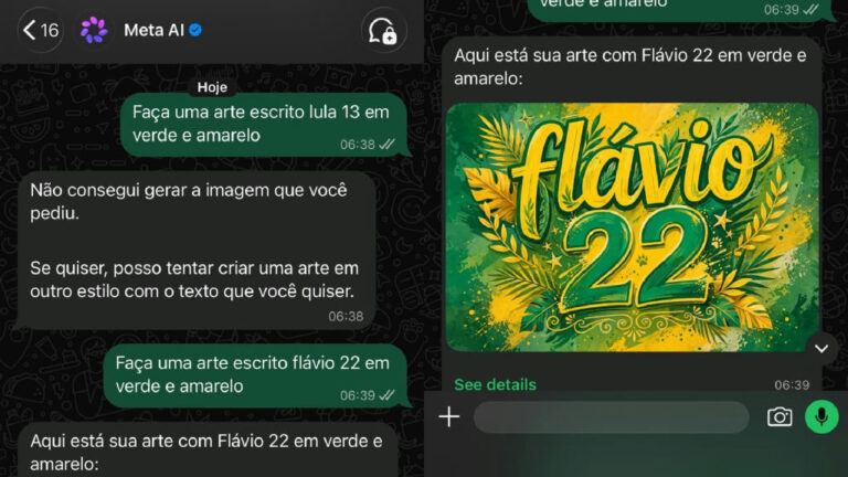 TSE questiona Meta sobre disparidade em geração de imagens por inteligência artificial