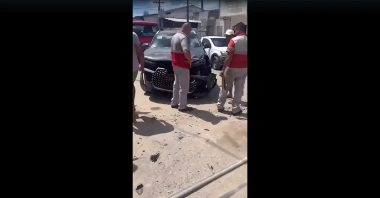 VLT atinge automóvel em cruzamento no grande recife e acende alerta na região