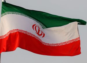 Bandeira da República Islâmica do Irã  • Getty Images