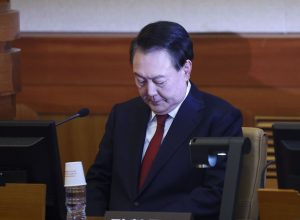 Presidente afastado da Coreia do Sul, Yoon Suk Yeol, efrenta processo de impeachment e prisão ap...