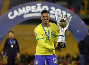 Kaiki foi campeão do Sul-Americano Sub-20 pela Seleção Brasileira  • Rafael Ribeiro/CBF