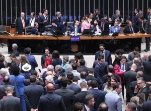 Plenário da Câmara dos Deputados reunido para votação do PL da Dosimetria  • Bruno Spada/C...