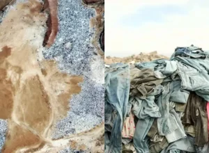 Descarte de 60 mil toneladas de roupas no Atacama cria montanha visível do espaço