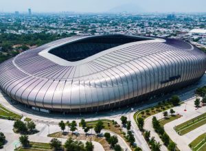 Estádio BBVA, em Monterrey, no México  • Julio Cesar Romero Garcia - FIFA/FIFA via Getty Images