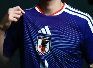 Camisa do Japão no futebol  • Divulgação/jfa_samuraiblue