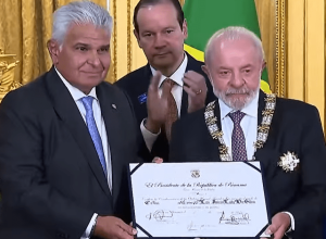 Presidente Luiz Inácio Lula da Silva recebe maior honraria do Panamá do presidente panamenho Jo...