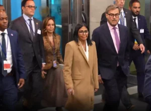Presidente interina da Venezuela discursa na Assembleia Geral da ONU em Nova York