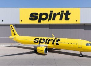 Avião da Spirit Airlines, companhia de baixo custo que opera nos Estados Unidos  • Divulgação