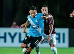 Jogo entre Sporting Cristal e Carabobo pela pré-Libertadores.  • Reprodução/Instagram/Sport...