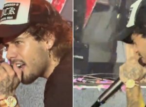 Zé Felipe chorou com música feita para Virginia antes do término  • Reprodução / X